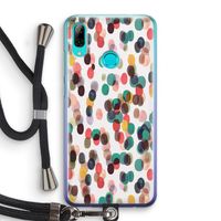 Tropical Dots: Huawei P Smart (2019) Transparant Hoesje met koord