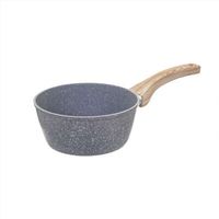 Steelpan/sauspan - Alle kookplaten geschikt - grijs - dia 19 cm   -