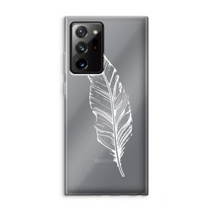 Pluim: Samsung Galaxy Note 20 Ultra / Note 20 Ultra 5G Transparant Hoesje
