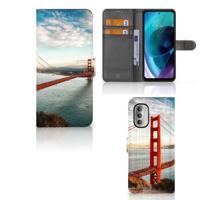 Motorola Moto G51 5G | Flip Cover | Golden Gate Bridge