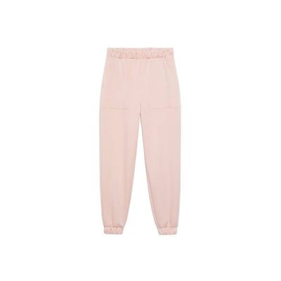 Mango regular fit joggingbroek lichtroze Mango regular fit joggingbroek lichtroze