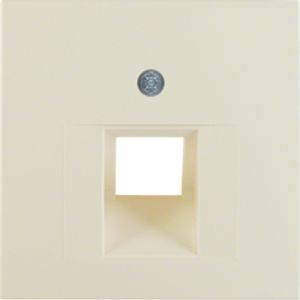Centraalplaat UAE doos 1 x RJ45 Berker S1 creme 14078982