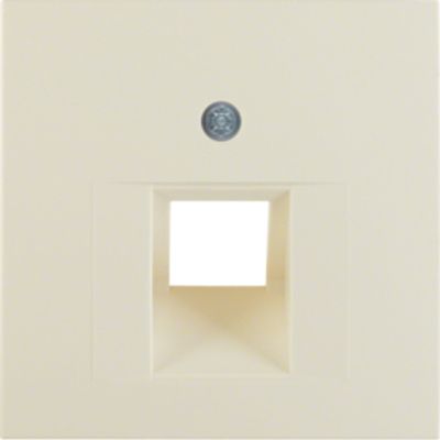 Centraalplaat UAE doos 1 x RJ45 Berker S1 creme 14078982