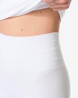 HEMA Licht corrigerende biker hoge taille naadloos katoen wit (wit)