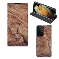 Samsung Galaxy S21 Ultra Book | Wallet Case | Tree Trunk