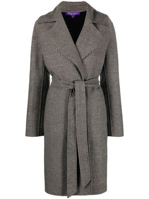 Ralph Lauren Collection manteau Cameo à taille ceinturée - Noir