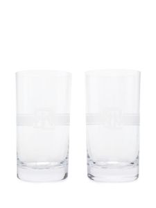 Ralph Lauren Home lot de deux verres Ashton Highball en verre - Blanc