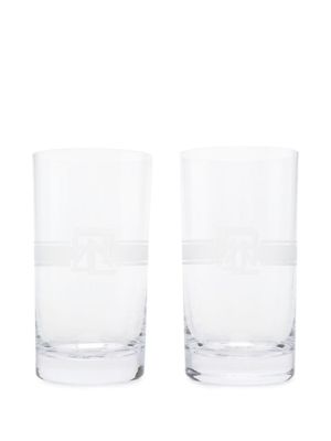 Ralph Lauren Home lot de deux verres Ashton Highball en verre - Blanc