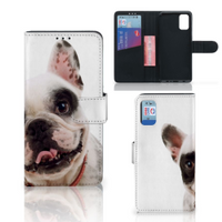 Samsung Galaxy A41 Telefoonhoesje met Pasjes Franse Bulldog