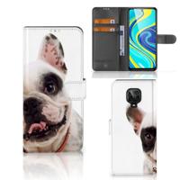 Xiaomi Redmi Note 9 Pro | Note 9S | Telefoonhoesje | Met pasjeshouder | Franse Bulldog