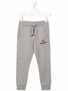 DSQUARED2 KIDS pantalon de jogging à logo - Gris