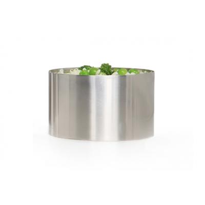 Garneerring - RVS - D9 cm - zilver - Keuken/bakplaat vormpjes