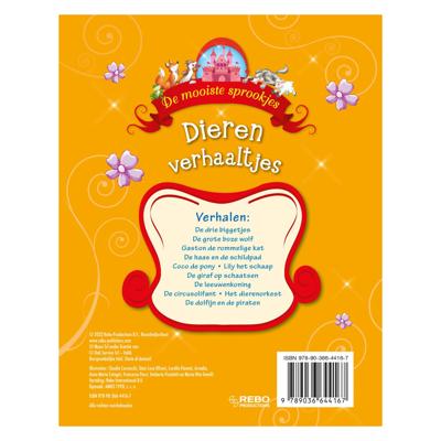 Rebo Publishers De mooiste sprookjes - dierenverhaaltjes
