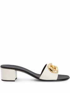 Giuseppe Zanotti sandales Lyra Zali à talon - Blanc