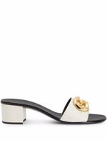 Giuseppe Zanotti sandales Lyra Zali à talon - Blanc