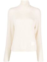 AMI Paris high-neck ribbed jumper - Tons neutres