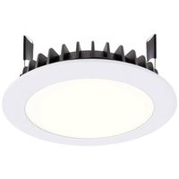 Deko Light 565232 LED Panel Round III 12 LED-inbouwlamp Energielabel: G (A - G) LED vast ingebouwd 12.50 W Verkeerswit (RAL 9016)