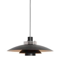Steinhauer Retro hanglampFlinter Ø 47cm - zwart - 3330ZW