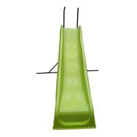 AXI Vrijstaande Glijbaan 220cm in Limoen groen & antraciet Glijbaan van Metaal & Kunststof - thumbnail