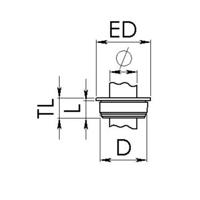 Wiska EMT 16 Kabelinvoering Klem-Ø (max.): 9 mm Plaatdikte (max.): 9.5 mm Kunststof Lichtgrijs 100 stuk(s) - thumbnail