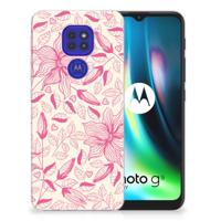 Motorola Moto G9 Play | E7 Plus | TPU Case | Pink Flowers