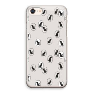 Miauw: iPhone 8 Transparant Hoesje