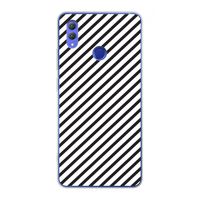 Strepen zwart-wit: Honor Note 10 Transparant Hoesje