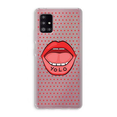 Yolo Denise: Samsung Galaxy A51 5G Transparant Hoesje