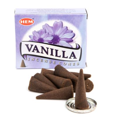 HEM Wierook Kegels Vanille (1 doosje)