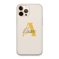 Amber Script: iPhone 13 Pro Max Transparant Hoesje
