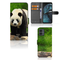 Motorola Moto G14 Telefoonhoesje met Pasjes Panda