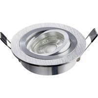 Heitronic 500591 DL7801 Inbouwlamp LED LED vast ingebouwd 8 W Aluminium - thumbnail