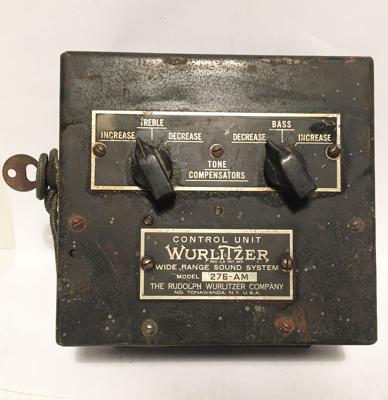 Wurlitzer 276-AM Wide Range Sound System Control Unit (Original)