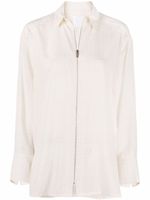 Givenchy chemise zippée à motif 4G - Blanc