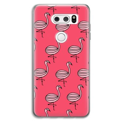 Flamingo: LG V30 Transparant Hoesje