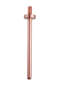 Luxe Douche-Arm Rond Plafondbev. 30Cm Geborsteld Koper