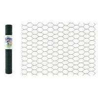 Zeskant gepl. 25x1.0mm x 100cm x 2.5m ral 6005 groen - Giardino