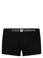 Dolce & Gabbana boxer en coton à logo imprimé - Noir - thumbnail