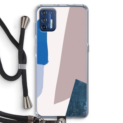 Lapis: Motorola Moto G9 Plus Transparant Hoesje met koord