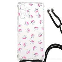 Doorzichtige Silicone Hoesje voor Samsung Galaxy A13 4G Unicorns