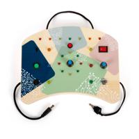 Small Foot - houten led activiteitenbord met licht en schakelaars