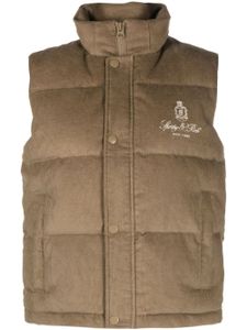 Sporty & Rich gilet Vendome en velours côtelé - Marron