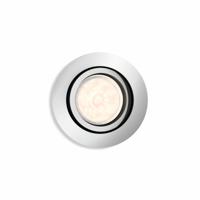 Philips Richtbare inbouwspot Donegal GU10 9cm rond grijs 5039111PN