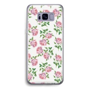 Kleine roosjes: Samsung Galaxy S8 Transparant Hoesje