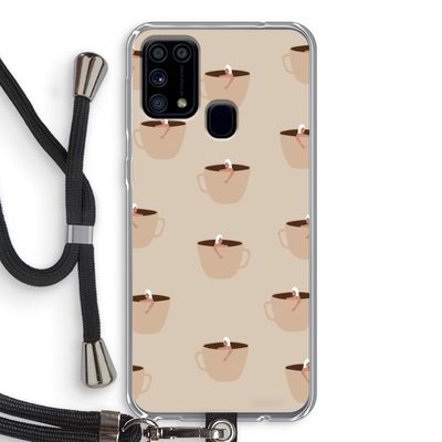 Morning coffee: Samsung Galaxy M31 Transparant Hoesje met koord
