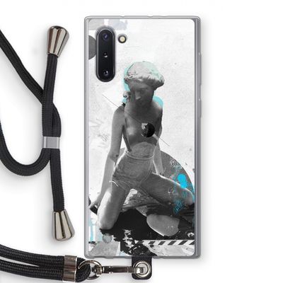 I will not feel a thing: Samsung Galaxy Note 10 Transparant Hoesje met koord