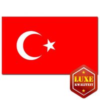 Feestartikelen Luxe vlag Turkije