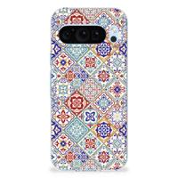 Google Pixel 9 | 9 Pro | TPU | Siliconen hoesje | Tiles Color