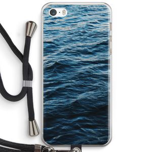 Oceaan: iPhone 5 / 5S / SE Transparant Hoesje met koord