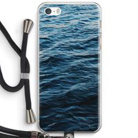 Oceaan: iPhone 5 / 5S / SE Transparant Hoesje met koord